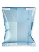 Sacos de amostra Twirl'em, azuis, estéreis, com espaço para escrita