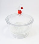 Exsicador em vidro soda-lime, prato em porcelana