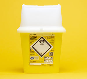 Recipiente eliminação de residuos PP, SHARPSAFE